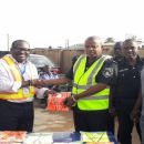 Donation of reflective jackets to the officers of the Nigeria Police Force